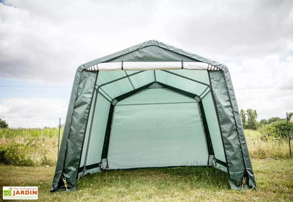 Habrita Abri De Jardin En Toile Renforcée Avec Porte Amovible - 305 X 305 Cm 4 Habrita Abri De Jardin En Toile Renforcée Avec Porte Amovible - 305 X 305 Cm – Image 2