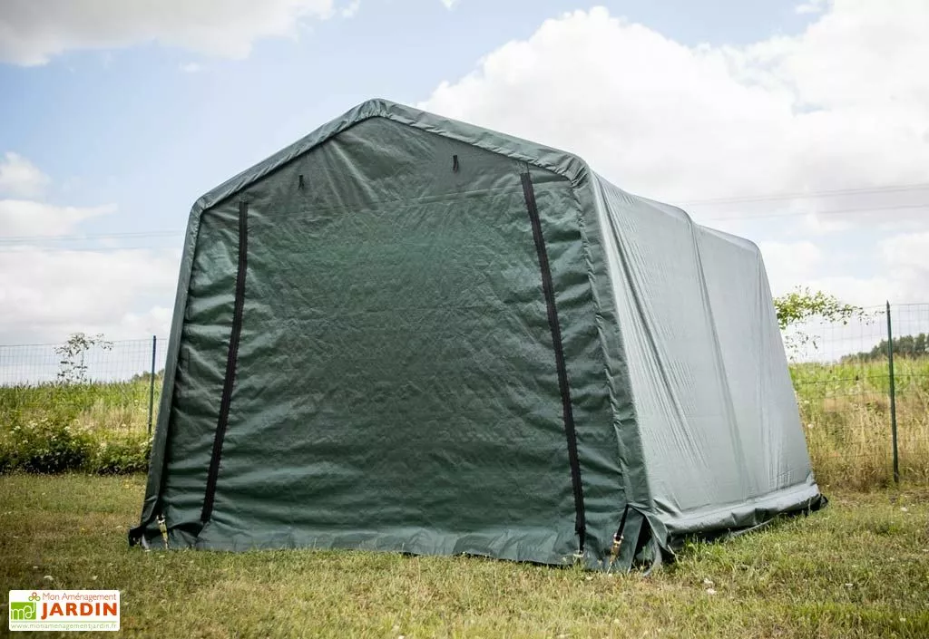 Habrita Abri De Jardin En Toile Renforcée Avec Porte Amovible - 305 X 305 Cm 5 Habrita Abri De Jardin En Toile Renforcée Avec Porte Amovible - 305 X 305 Cm – Image 3