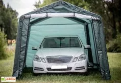 Habrita Abri De Jardin En Toile Renforcée Avec Porte Amovible - 305 X 610 Cm -Abri et rangement boutique abri jardin toile polyethylene structure acier epoxy 305x610x244cm grande porte bache impermeable indechirable 2