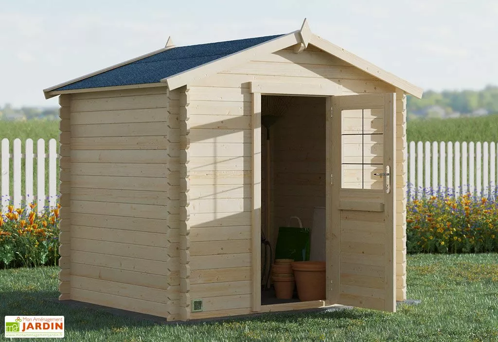 Forest Style Abri De Jardin En Bois D’épicéa Brut Juno – 4,9 M² 4 Forest Style Abri De Jardin En Bois D’épicéa Brut Juno – 4,9 M² – Image 2