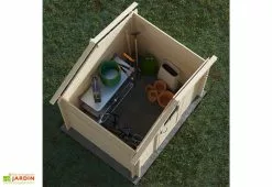 Forest Style Abri De Jardin En Bois D’épicéa Brut Juno – 4,9 M² 8 Forest Style Abri De Jardin En Bois D’épicéa Brut Juno – 4,9 M² -Abri et rangement boutique abri juno 4m2 dans jardin toit ouvert