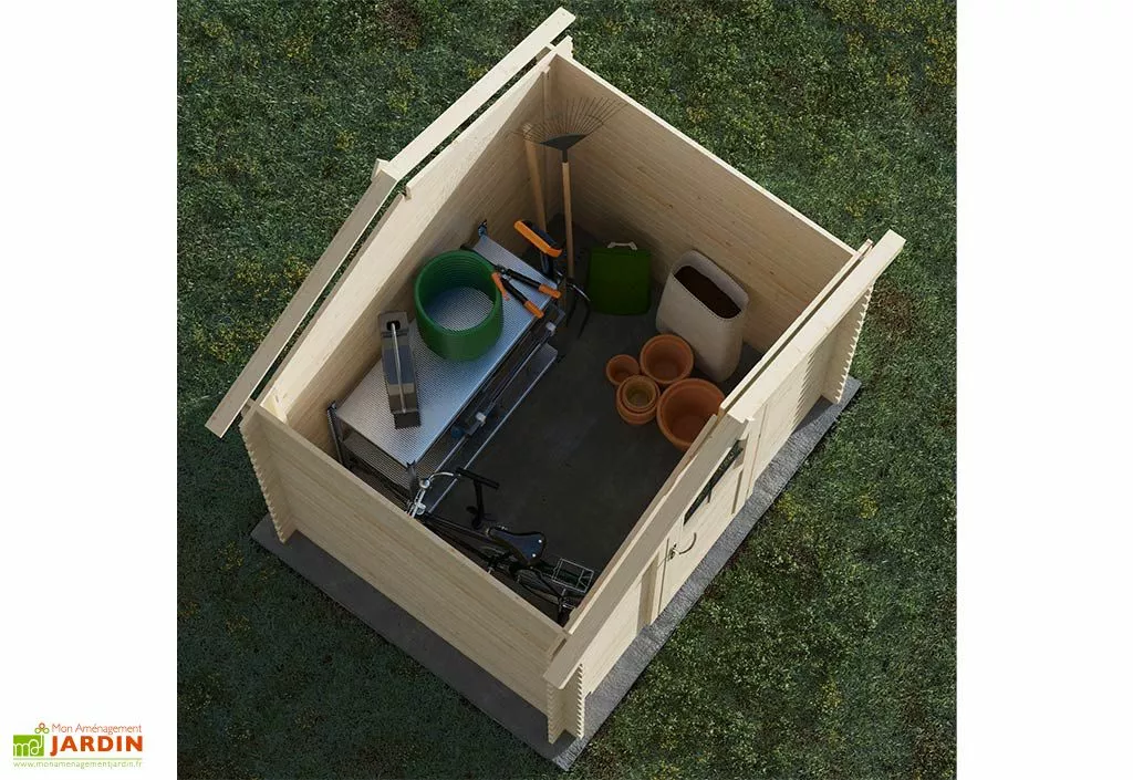 Forest Style Abri De Jardin En Bois D’épicéa Brut Juno – 4,9 M² 5 Forest Style Abri De Jardin En Bois D’épicéa Brut Juno – 4,9 M² – Image 3