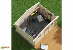 Forest Style Abri De Jardin En Bois D’épicéa Brut Juno – 11,9 M² -Abri et rangement boutique abri juno toit ouvert dans jardin