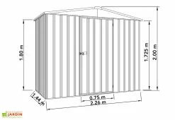 Forest Style Abri De Jardin En Métal Fraser – 3,2 M² -Abri et rangement boutique abri metal fraser 1