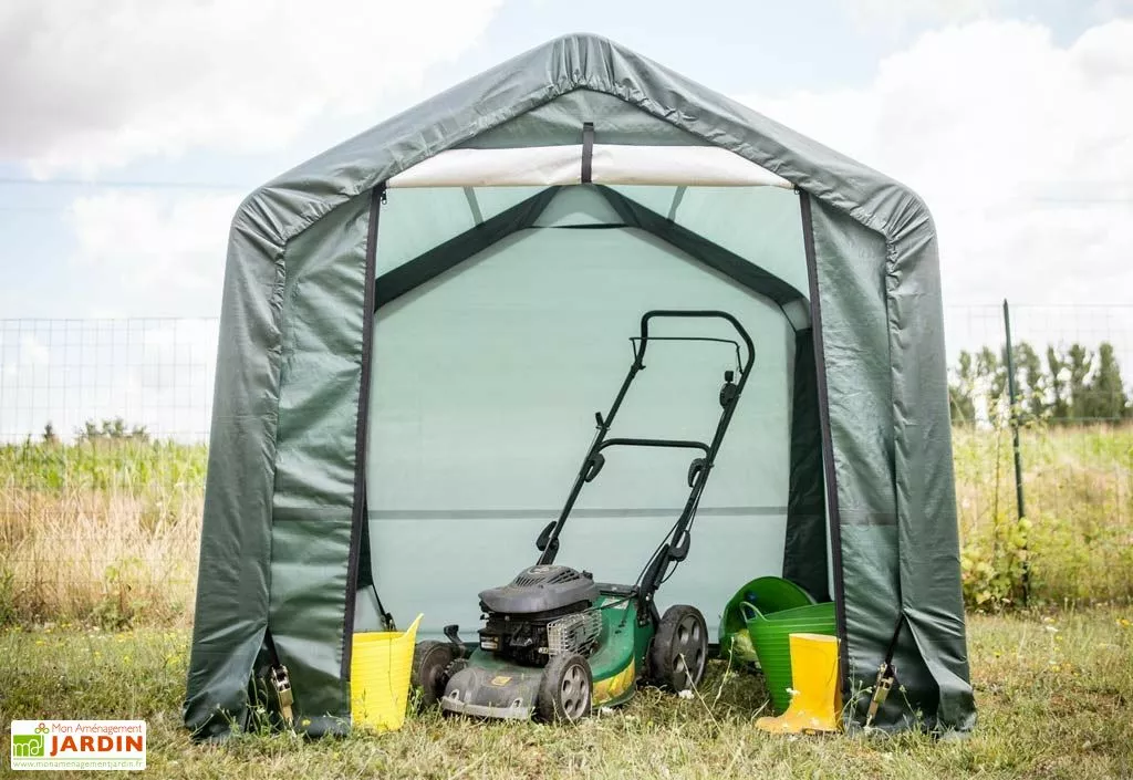 Habrita Abri De Jardin En Toile Renforcée Avec Porte Amovible - 183 X 183 Cm 5 Habrita Abri De Jardin En Toile Renforcée Avec Porte Amovible - 183 X 183 Cm – Image 3