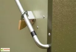 Trimetals Coffre à Vélos En Métal Crème 196 X 89 X 133 Cm -Abri et rangement boutique abri velo acier galvanise vert trimetals 2 1