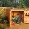 Rowlinson Coffre De Rangement En Bois Pour 2 Vélos 182x82x164cm (l,l,h) 1 Rowlinson Coffre De Rangement En Bois Pour 2 Vélos 182x82x164cm (l,l,h) -Abri et rangement boutique abri velo bois