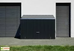 Trimetals Abri à Vélos En Acier Galvanisé Anthracite 1,74 M² -Abri et rangement boutique abri velos acier galvanise anthracite
