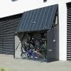 Trimetals Abri à Vélos En Acier Galvanisé Anthracite 1,74 M² 2 Trimetals Abri à Vélos En Acier Galvanisé Anthracite 1,74 M² -Abri et rangement boutique abri velos acier galvanise anthracite trimetals