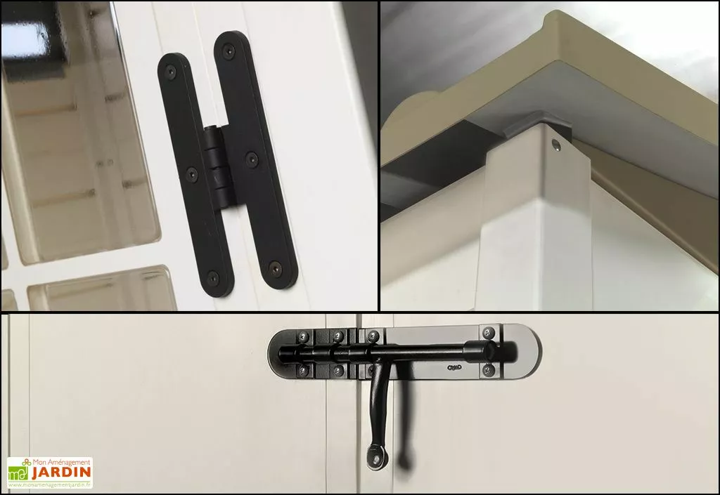 Garofalo Abri De Jardin Mural En PVC Evo 100/1 Beige (82x122cm) 5 Garofalo Abri De Jardin Mural En PVC Evo 100/1 Beige (82x122cm) – Image 3