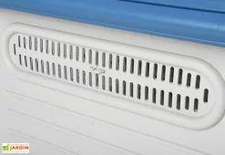 Faura Niche Pour Chien En Résine – 72 X 75 X 87 Cm -Abri et rangement boutique aeration maison chien resine blanc bleu