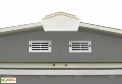 Spacemaker Abri De Jardin En Acier Galvanisé 2 M² 7 Spacemaker Abri De Jardin En Acier Galvanisé 2 M² -Abri et rangement boutique aerations cabanon jardin acier galvanise