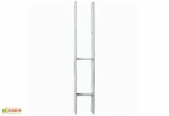 Forest Style Ancrage En Acier Galvanisé à Sceller Pour Carport - 9 X 9 Cm