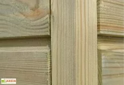 Gardenas Abri De Jardin En Bois Traité Autoclave Et Auvent - 28 Mm -Abri et rangement boutique angle abri remise jardin abri auvent