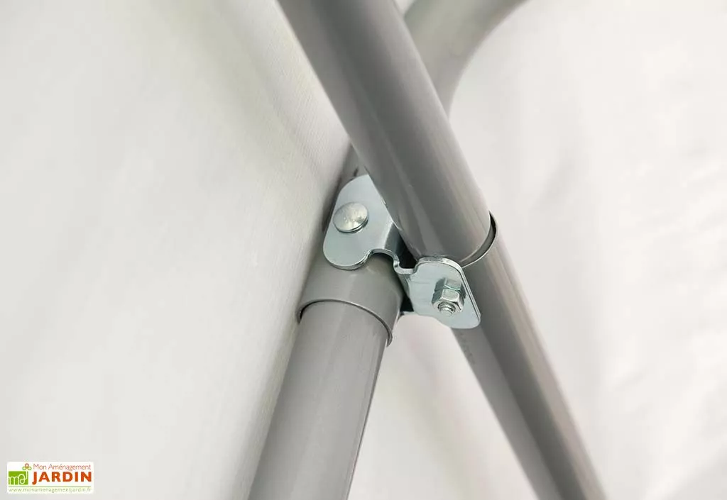 Shelter Logic Garage En Toile Polyéthylène Et Acier 18,3 M² Anthracite 4 Shelter Logic Garage En Toile Polyéthylène Et Acier 18,3 M² Anthracite – Image 3