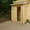 Armoire Jardin Bois Adossée Pour Abris Solid (2 Portes) -Abri et rangement boutique armoire adossee 2 portes