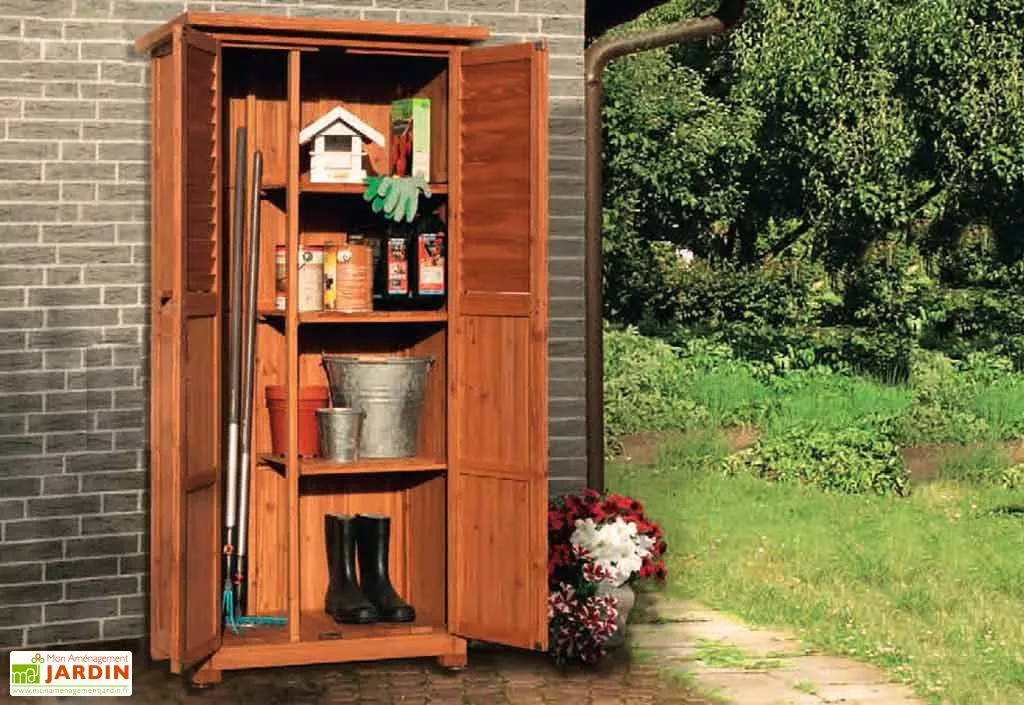 Weka Armoire De Jardin Bois (43x80x180) 3 Weka Armoire De Jardin Bois (43x80x180)