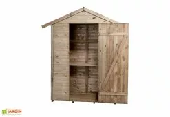 Forest Style Armoire De Jardin En Bois L.193 X P.83 X 220 Cm Ep.15 Mm- Leo