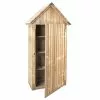 Forest Style Armoire De Jardin En Bois L.93 X P.60 X H.193 Cm Ep.15 Mm - Wissant -Abri et rangement boutique armoire forest style wissant 1