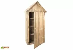 Forest Style Armoire De Jardin En Bois L.93 X P.60 X H.193 Cm Ep.15 Mm - Wissant