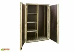 Gardival. Armoire De Jardin Haute En Bois Venice (60x125x183cm) -Abri et rangement boutique armoire jardin bois autoclave venice haute