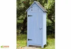 Habrita Armoire De Jardin En Bois FSC 10 Mm Bleu 179 Cm 8 Habrita Armoire De Jardin En Bois FSC 10 Mm Bleu 179 Cm -Abri et rangement boutique armoire jardin bois cabane etageres 10mm 180cm 1