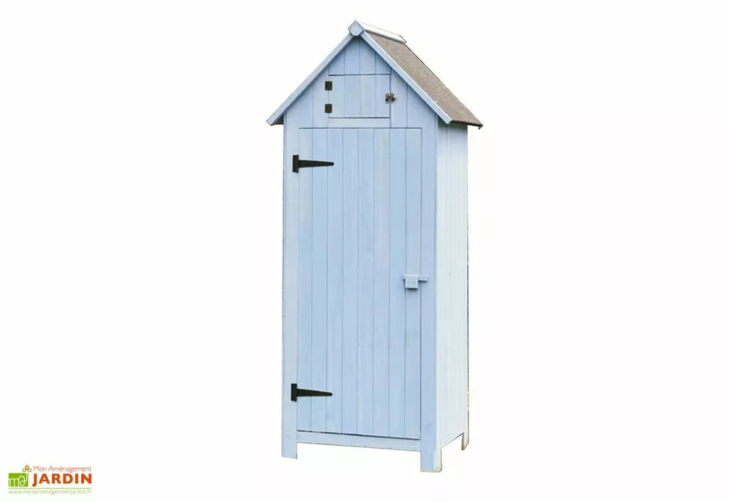 Habrita Armoire De Jardin En Bois FSC 10 Mm Bleu 179 Cm 3 Habrita Armoire De Jardin En Bois FSC 10 Mm Bleu 179 Cm