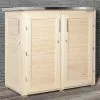 Weka Armoire De Jardin En Bois D’épicéa 1,2 M² 2 Weka Armoire De Jardin En Bois D’épicéa 1,2 M² -Abri et rangement boutique armoire jardin bois epicea weka brut