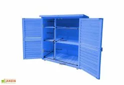 Habrita Armoire De Jardin En Bois Lasuré Bleu 87 X 46,5 X 95 Cm 11 Habrita Armoire De Jardin En Bois Lasuré Bleu 87 X 46,5 X 95 Cm -Abri et rangement boutique armoire jardin bois lasure bleu 87 x 46 5 x 95 cm 2