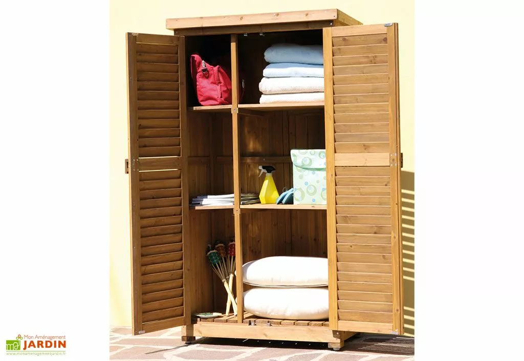 Alce Living Armoire De Jardin En Bois De Pin – 46 X 87 X 160 Cm 2 Alce Living Armoire De Jardin En Bois De Pin – 46 X 87 X 160 Cm