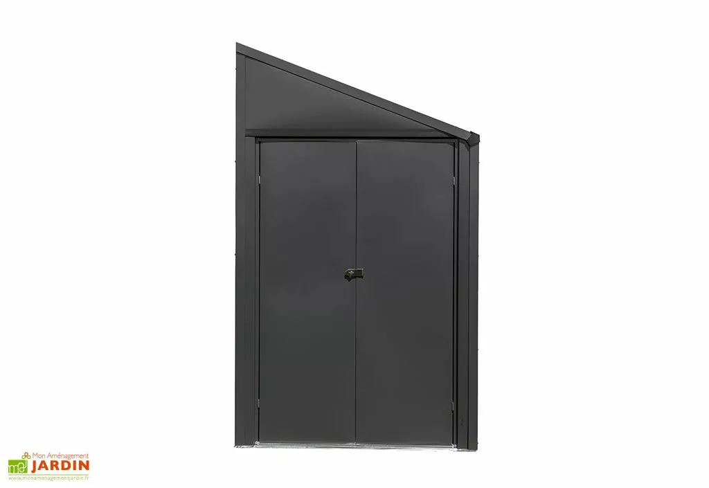 Spacemaker Armoire De Jardin En Acier Galvanisé 124 X 203 Cm 4 Spacemaker Armoire De Jardin En Acier Galvanisé 124 X 203 Cm – Image 2