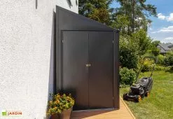 Spacemaker Armoire De Jardin En Acier Galvanisé 124 X 203 Cm 11 Spacemaker Armoire De Jardin En Acier Galvanisé 124 X 203 Cm -Abri et rangement boutique armoire jardin metal anthracite 1