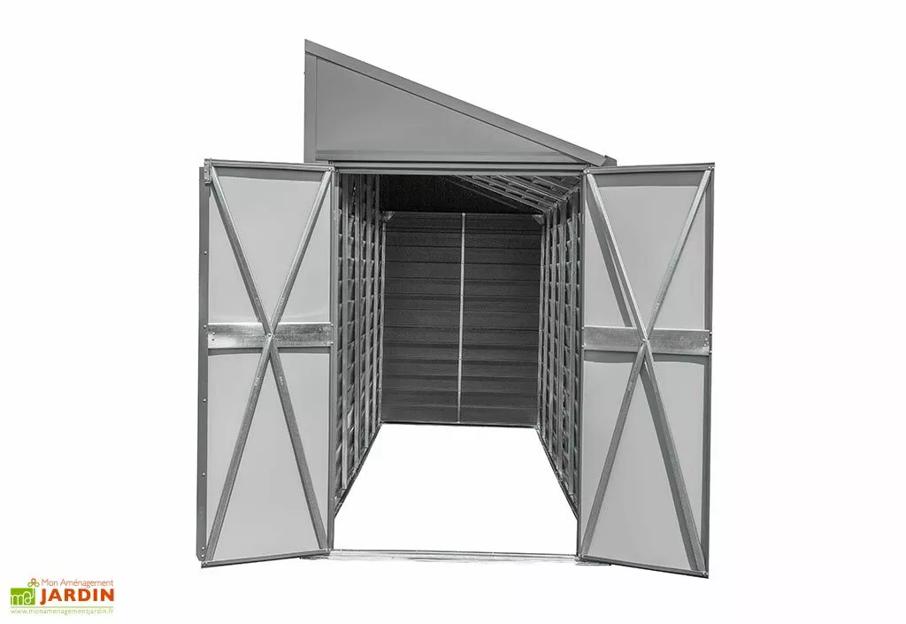 Spacemaker Armoire De Jardin En Acier Galvanisé 124 X 203 Cm 5 Spacemaker Armoire De Jardin En Acier Galvanisé 124 X 203 Cm – Image 3