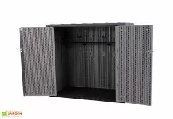 Lifetime Armoire De Jardin En Résine Effet Bois - 2,1 M² -Abri et rangement boutique armoire jardin portes ouvertes lifetime
