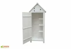 Habrita Armoire De Jardin En Bois FSC 10 Mm Blanc 179 Cm 8 Habrita Armoire De Jardin En Bois FSC 10 Mm Blanc 179 Cm -Abri et rangement boutique armoire jardin rangement bois blanc habrita