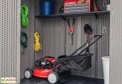 Lifetime Armoire De Jardin En Résine Effet Bois - 2,1 M² -Abri et rangement boutique armoire rangement exterieur lifetime