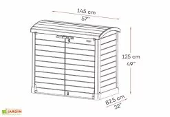 Duramax Armoire De Jardin En Résine – 1 200 L -Abri et rangement boutique armoire rangement jardin 04