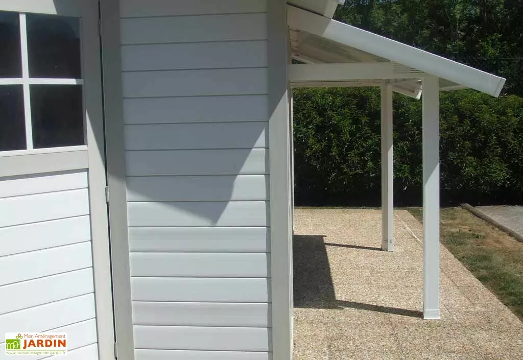 Grosfillex Auvent Pour Abri De Jardin PVC 3 Grosfillex Auvent Pour Abri De Jardin PVC