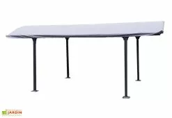 Habrita Bâche Pour Carport En Aluminium Et Toiture Polycarbonate -Abri et rangement boutique bache pvc carport aluminium polycarbonate 1