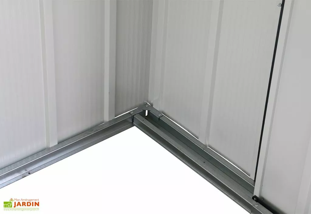 Abri De Jardin En Métal Galvanisé Anthracite Duramax 9 M² 7 Abri De Jardin En Métal Galvanisé Anthracite Duramax 9 M² – Image 5