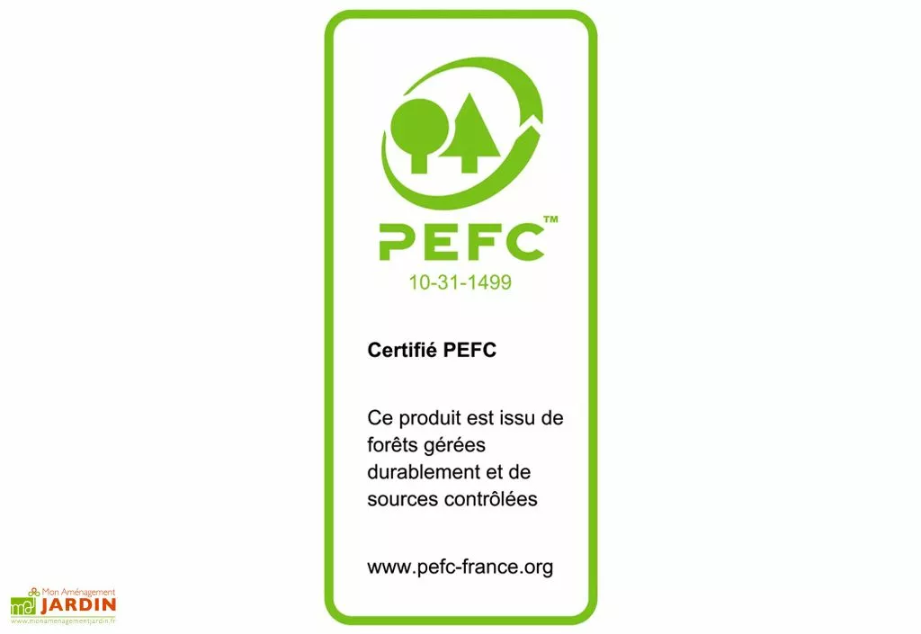 Habrita Abri De Jardin En Bois Douglas 20 Mm – 5,71 M² : 2,63 X 2,17 M 5 Habrita Abri De Jardin En Bois Douglas 20 Mm – 5,71 M² : 2,63 X 2,17 M – Image 3