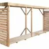 Forest Style Abri Range Bûche En Bois Traité 3,8 M³ - Dallas XXL -Abri et rangement boutique bucher dallas xxl 1