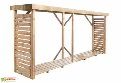 Forest Style Abri Range Bûche En Bois Traité 3,8 M³ - Dallas XXL