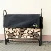 Shelter Logic Porte-bûches En Acier Inoxydable Avec Housse En Polyester – 126 Cm -Abri et rangement boutique bucher en acier avec housse