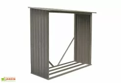 Chalêt-Jardin Bûcher Pour Abri De Jardin En Métal Look Bois Vieilli -Abri et rangement boutique bucher metal look bois vieilli 182x75cm 2