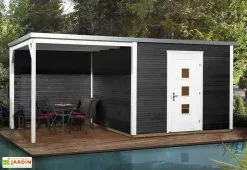 Weka Bungalow Design Avellino (550x250cm) 45 Mm