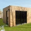 M² Espace Jardin Chalet En Bois Habitable 16 M² - Bungalow Design Studio 635 X 255 Cm -Abri et rangement boutique bungalow design studio