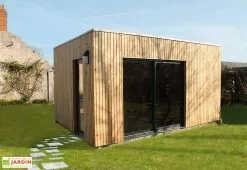 M² Espace Jardin Chalet En Bois Habitable 16 M² - Bungalow Design Studio 635 X 255 Cm