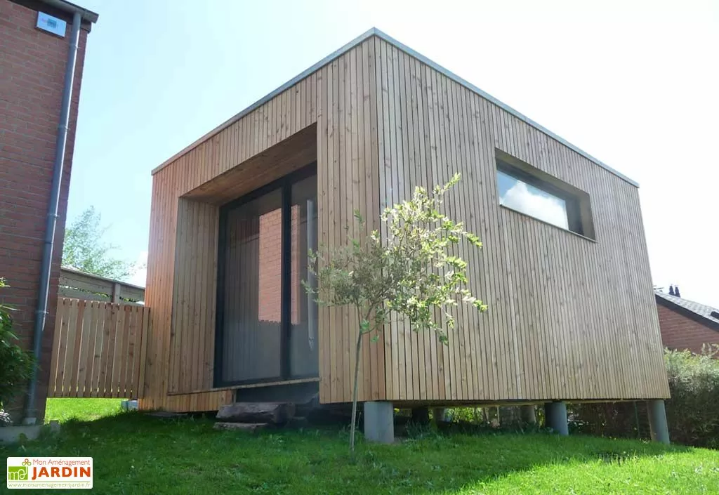 M² Espace Jardin Chalet En Bois Habitable 17 M² - Bungalow Design Studio 500 X 340 Cm 3 M² Espace Jardin Chalet En Bois Habitable 17 M² - Bungalow Design Studio 500 X 340 Cm