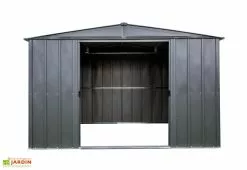 Spacemaker Abri De Jardin En Acier Galvanisé 8,5 M² 10 Spacemaker Abri De Jardin En Acier Galvanisé 8,5 M² -Abri et rangement boutique cabane jardin acier galvanise noir 1